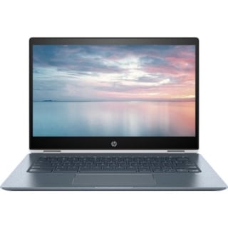 HP - 2-in-1 14&quot; Touch-Screen Chromebook - Intel Core i3 - 8GB Memory - 64GB eMMC Flash Memory - HP Finish In Ceramic White And Cloud Blue Touchscreen Laptop Notebook 14-DA0011DX