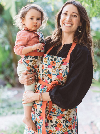 H&amp;B x Rifle Paper Co. Adult &amp; Kids Apron Set