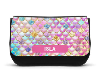 ChickenCraftStudio Personalized Mermaid Pencil Case