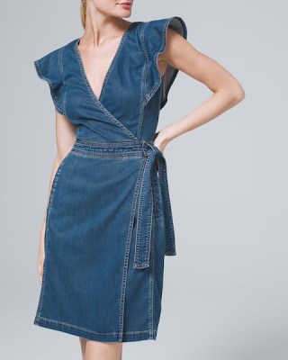 White House Black Market Denim Dress