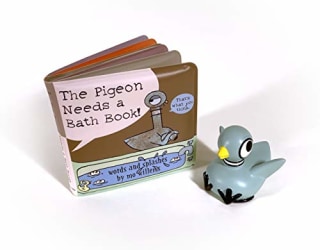 The Pigeon Needs a Bath Book With Pigeon Bath Toy