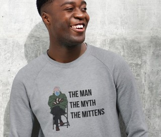 Bernie Sanders Inauguration Day Unisex Sweatshirt. Bernie Sanders Meme Gifts 2021.