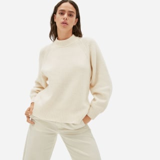 Everlane Oversized Stroopwafel Crew in ReCashmere