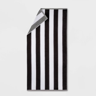 Reversible Cabana Striped Beach Towel - Sun Squad(TM). Best Affordable Beach Towels 2021.