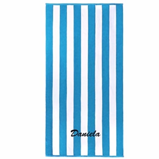 Kaufman Joey Velour Cabana Stripe Beach and Pool Towel. Best Affordable Beach Towels 2021.