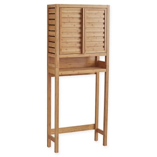 Haven No Tools Bamboo Over-the-Toilet Space Saver.  Bed Bath & Beyond introduces new spa-inspired Haven brand