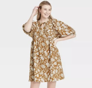 Target Puff Elbow Sleeve Babydoll Dress