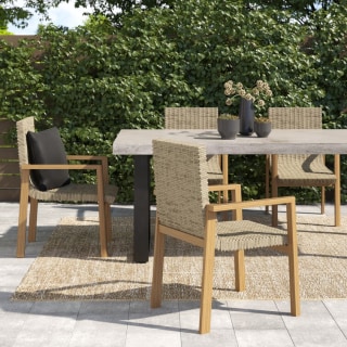 Nanette Stacking Patio Dining Chair (Set of 4)