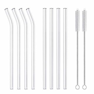 Reusable Glass Drinking Straws