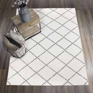 George Oliver Onion Creek White Area Rug