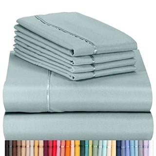 LuxClub Bamboo 6-Piece Sheet Set
