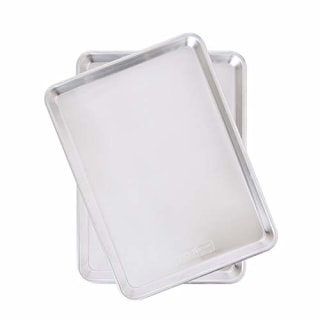 Nordic Ware Natural Aluminum Commercial Baker&#039;s Half Sheet, 2-Pack