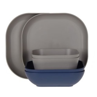 Simply Essential 6-Piece Eco Plastic Dinnerware Set