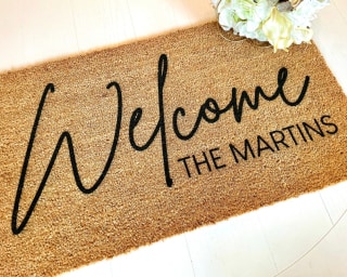 YourWeddingPlace Custom Welcome Mat