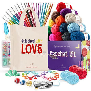 Hearth & Harbor 73-Piece Crochet Kit