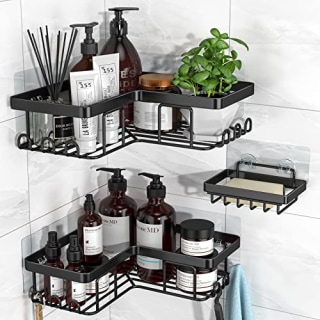 Yasonic Corner Adhesive Shower Caddy