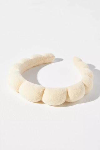 Anthropologie Terry Bubble Headband 