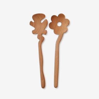 Selena Liu Serving Friends Wooden Spoons