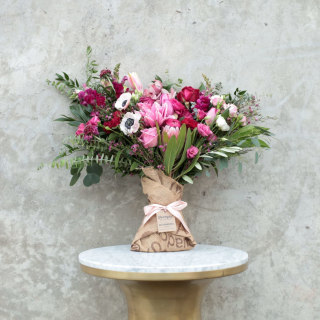 Farmgirl Flowers XOXOXO Wrapped Bouquet