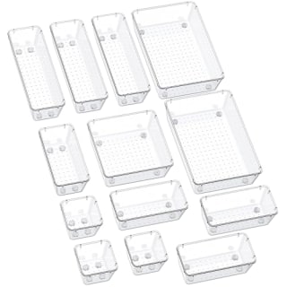 SMARTAKE 13-Piece Drawer Organizers