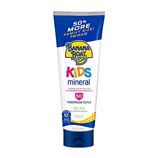 Banana Boat Kids 100% Mineral Sunscreen Lotion SPF 50