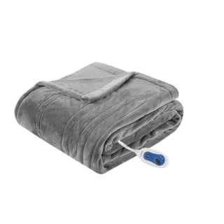 Beautyrest Heated Plush Electric Throw Blanket