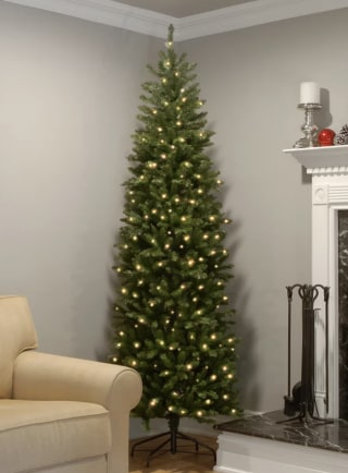 The Holiday Aisle® Kingswood Fir Pencil Tree with Clear Lights