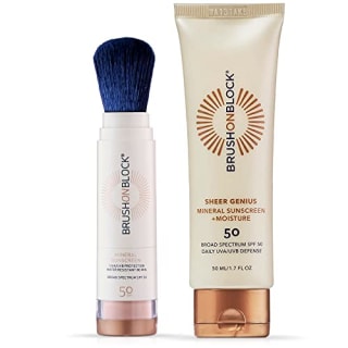 Brush on Block Sheer Genius Mineral Sunscreen + Moisture SPF 50