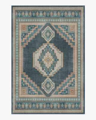 Rayne Soft Navy Tufted Rug