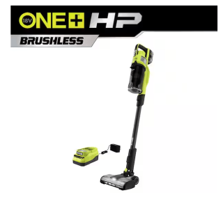 Ryobi One+ HP 18-Volt Cordless Pet Stick Vacuum Cleaner Kit with Battery and Charger