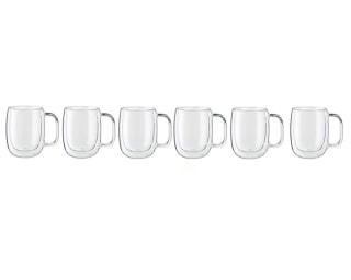 Zwilling Sorrento Plus Double-Wall Glass Coffee Mug (Set of 8)