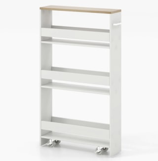 Ebern Designs Analiese Wood Kitchen Cart