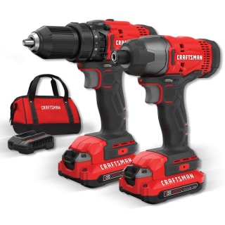 Craftsman V20 Max 2-Tool Power Tool Combo Kit with Soft Case 