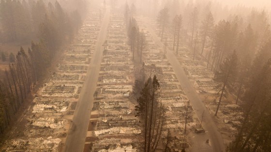 Image: Paradise wildfire aerial
