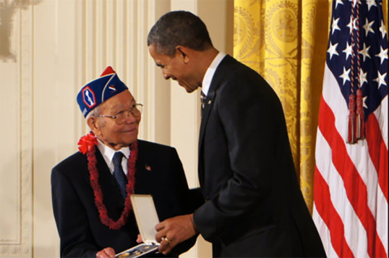 Image: Barack Obama, Terry Shima