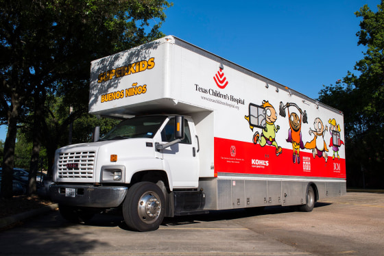 Texas Children's Hospital now deploys highly trained clinicians to the two mobile units that since 2000 provide health-care services like immunizations, nutrition, education, and referrals to medical and social services to children.