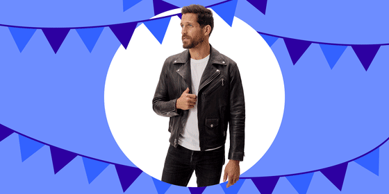 Illustration GIF of new and notable products. Athleta extended size leggings, Titan Luxe Hybrid Mattress, Port and Polish Pill Box, Buck Mason Leather Jackets, BioBidet, the book Ambitious Girl, Casetify sticker collection