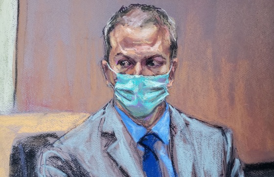 Image: Former Minneapolis police officer Derek Chauvin on April 6, 2021.