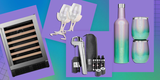 Wine baskets and wine accessories make great gifts for wine lovers year-round, according to sommelier
