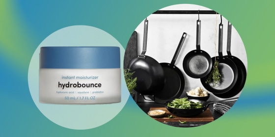 New releases include a CRUXGG  cookware collection at Williams Sonoma, Dyson’s air purifying headphones and skincare products from Hims & Hers.