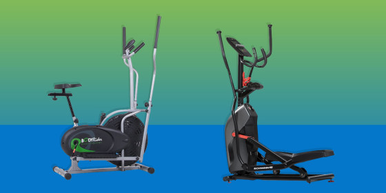 Illustration of two ellipticals