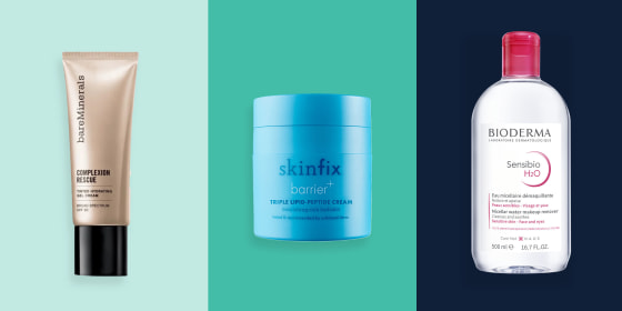 Bare Minerals Complexion Rescue, Skinfix and Bioderma Sensibio H2O Micellar Water Makeup Remover