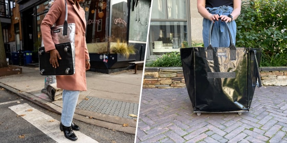 The Hulken is a rolling tote bag I use to transport groceries, laundry, boxes and other items that are too bulky or heavy to carry.