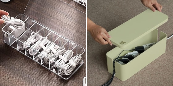 Cable ties, organizer pouches and wall clips can streamline your cord situation and prevent tangling, according to experts.