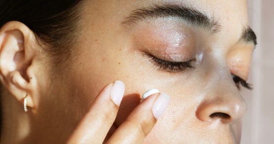 The best way to apply eye cream is by gently tapping the formula into the skin until it’s fully absorbed from the innermost to the outermost areas.