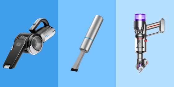 Look out for car vacuum attachments like the crevice tool, which can reach narrow spaces.