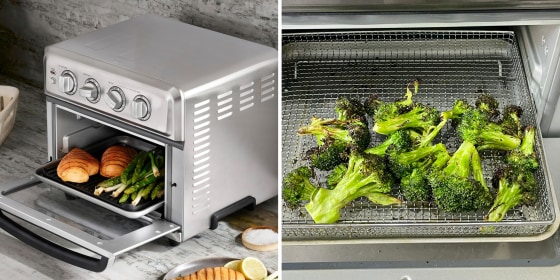 The air fryer is perfect for making burgers, roasted vegetables, bacon, quesadillas and more.