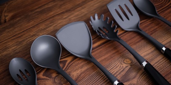 More and more, experts are advising people to stay away from black plastic when cooking with high heat because it may infuse toxins into your food.