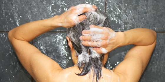 Purple shampoos are best for gray hair since they get rid of brassiness and brighten yellow tones.