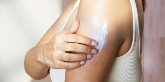 Retinol body lotions come in many concentrations, but it’s best to start low if you’re using it for the first time.